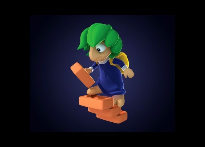 Скульптура леммингов от DMA Design открыта в городе Данди (Шотландия)